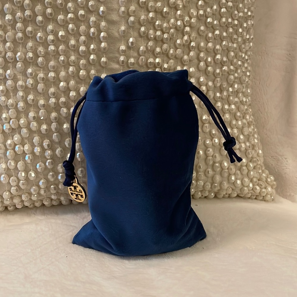 NEW Large Tory Burch Velvet Jewelry Pouch